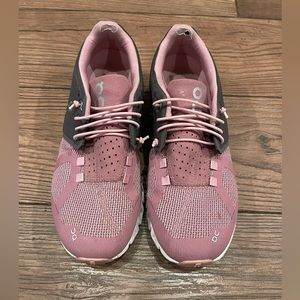 On Cloud 2.0 Running Shoes Charcoal and Rose Size 7